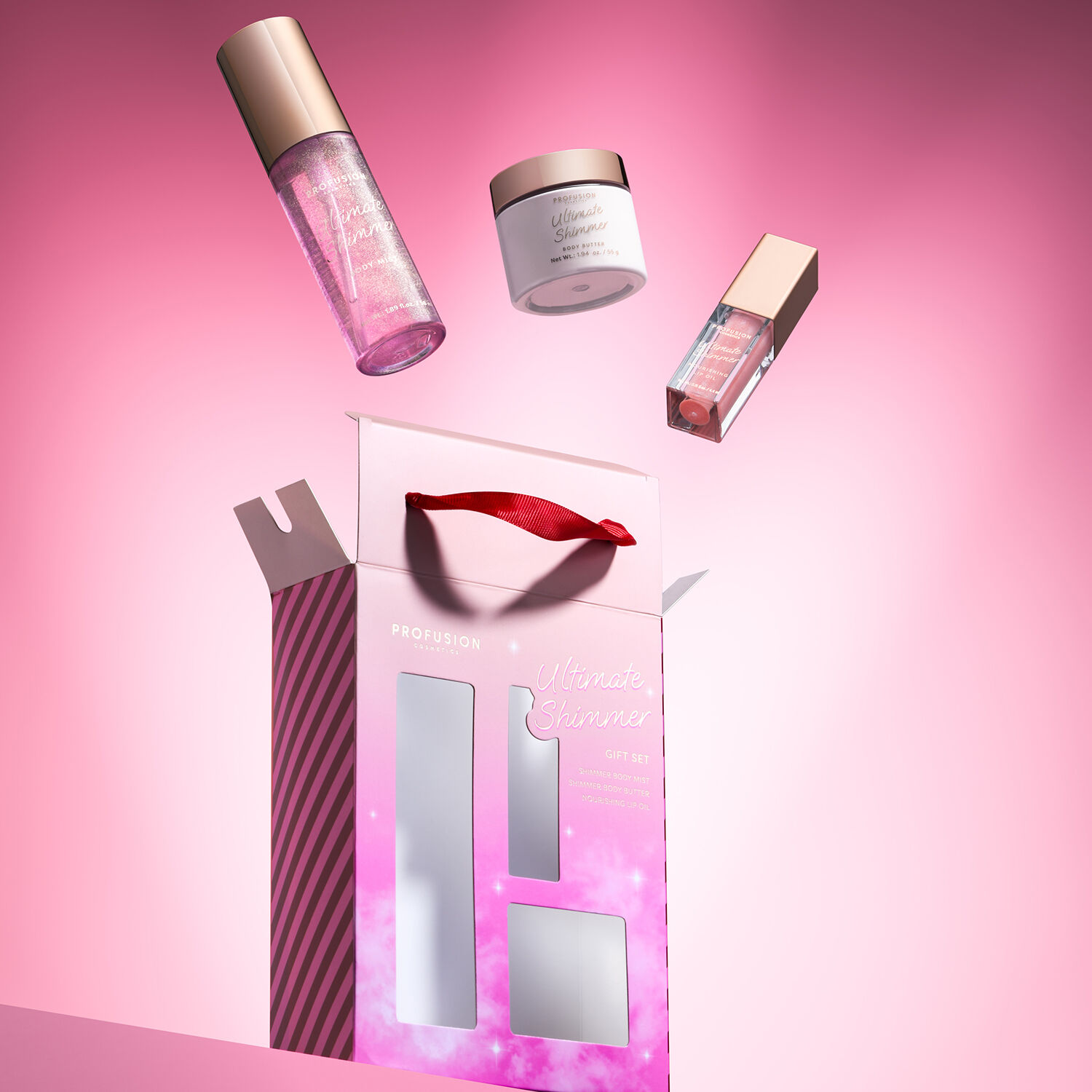 Ultimate Shimmer - Coffret Brume Pailletée 56 ml + 2 Produits