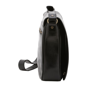 Borsa a tracolla  da uomo In Vera pelle Made in Italy 28x35x9 cm