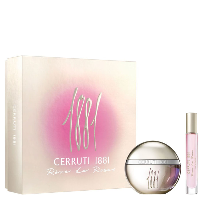 1881 Rêve de Roses - Coffret Eau de Parfum 50ml + Vaporisateur de sac 10ml