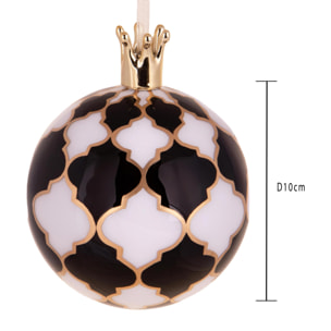 Sfera con top corona - Pezzi 3 - BIANCO - Bianchi Dino SpA
