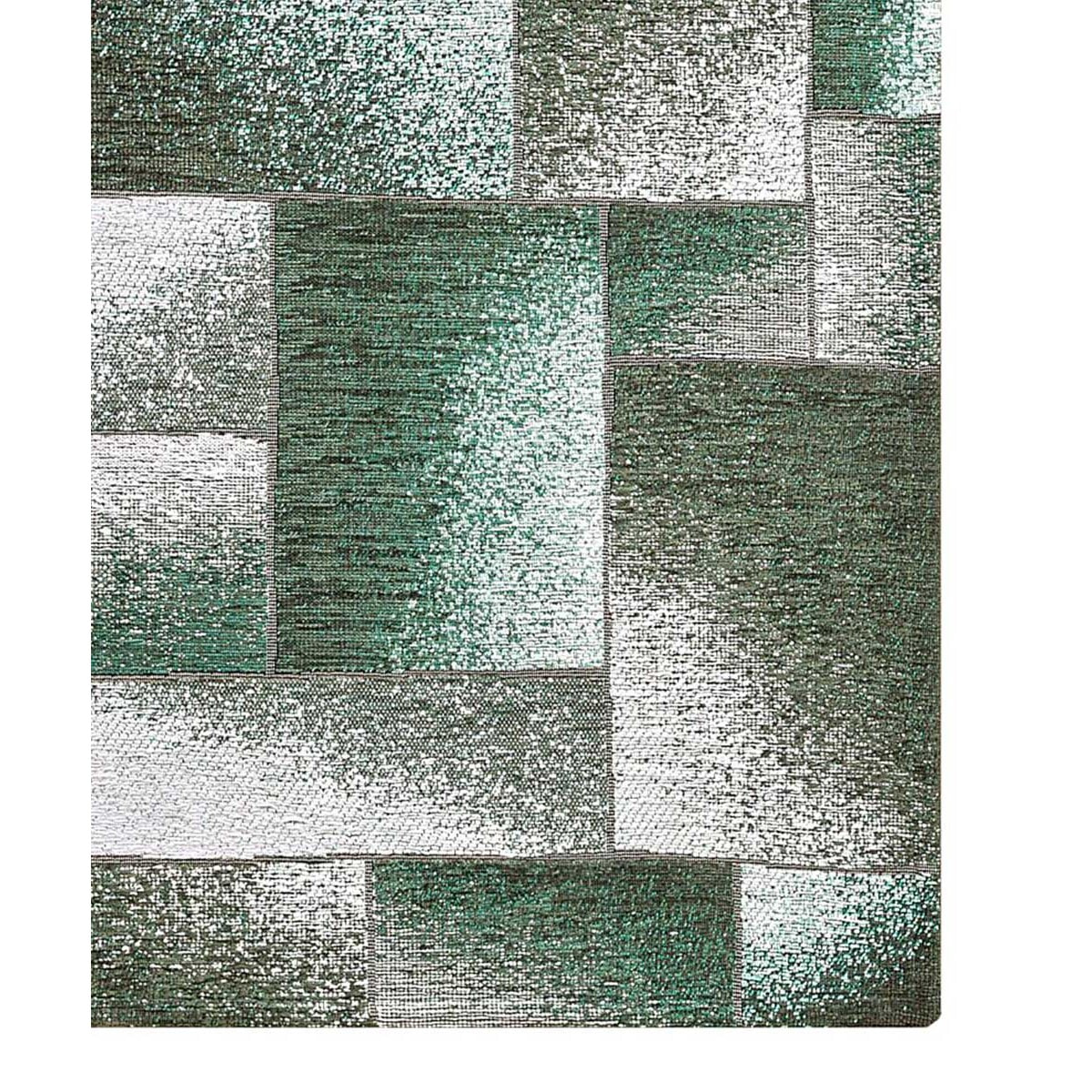 Tappeto Passatoia Corridoio Geometrico Verde