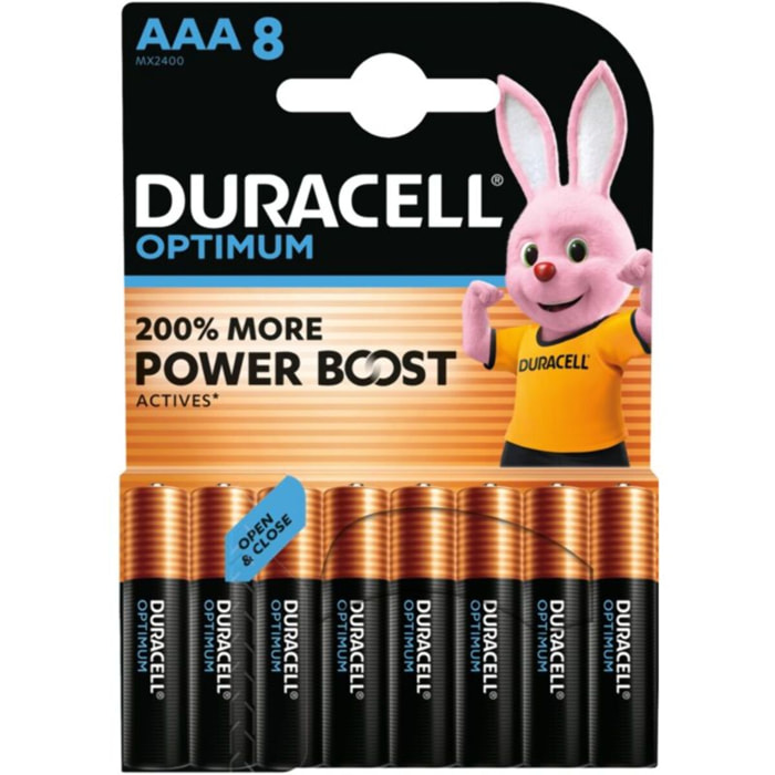 Pile DURACELL OPTIMUM AAA x8