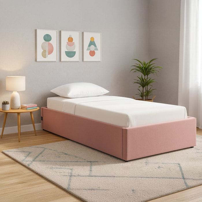 Lit coffre en velours - HANDY