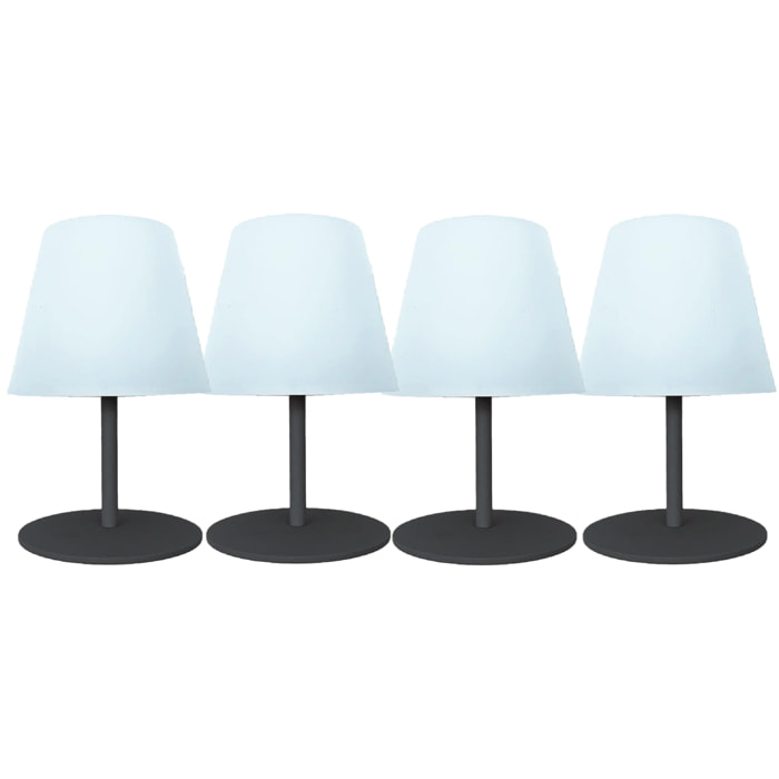 4 Lampe de table sans fil TWINS H16CM
