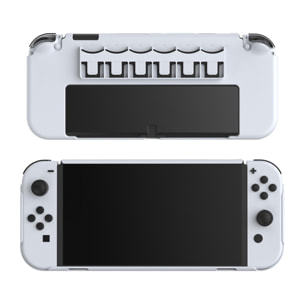 Custodia con 6 slot per schede da gioco, compatibile con Switch Oled.