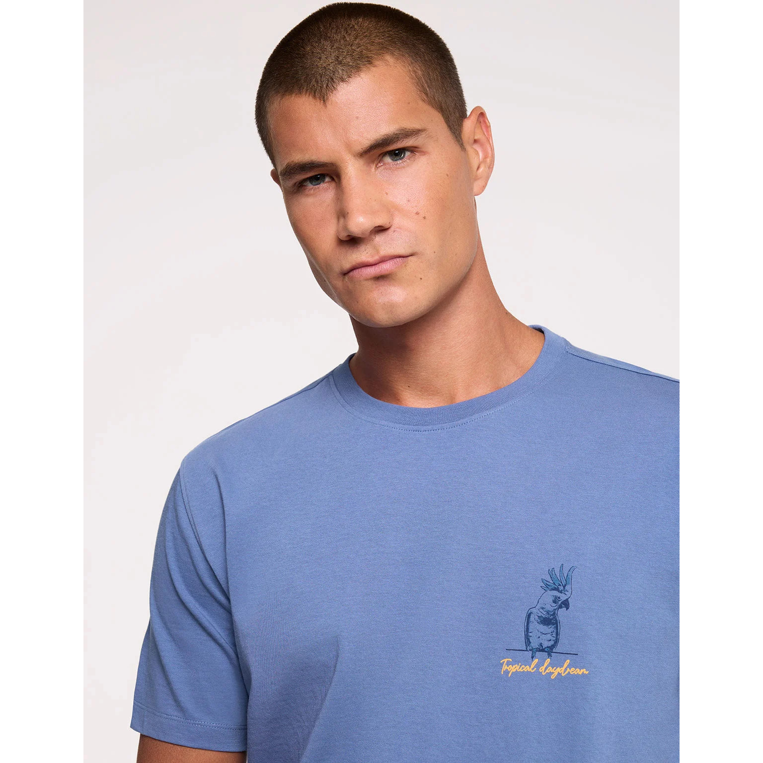 Camiseta Manga Corta Azul - Aboniu