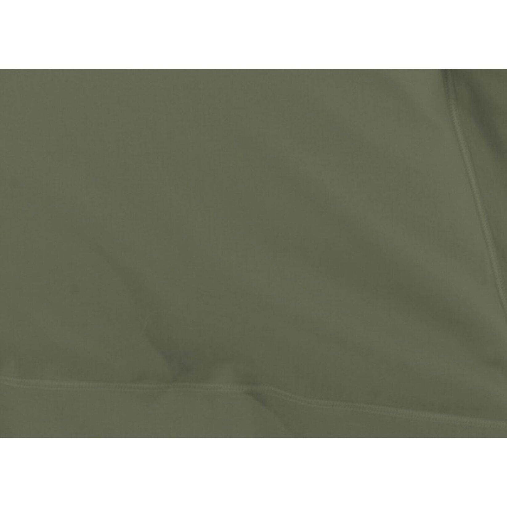 Taie d'oreiller 100% percale de coton unie - vert kaki