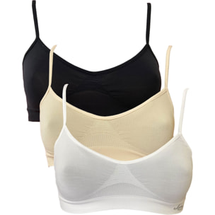 3 Brassiere da Donna Seamless Liabel