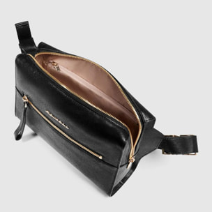 Piquadro Marsupio in pelle con tasca per Piquadro Smart Tracker, schermato con protezione RFID