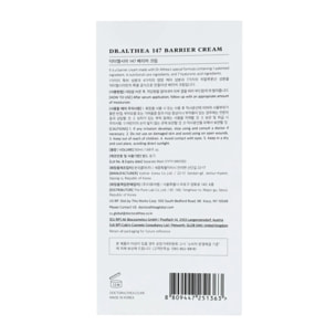 Crema barrera 147 Barrier Cream Dr. Althea 50 ml