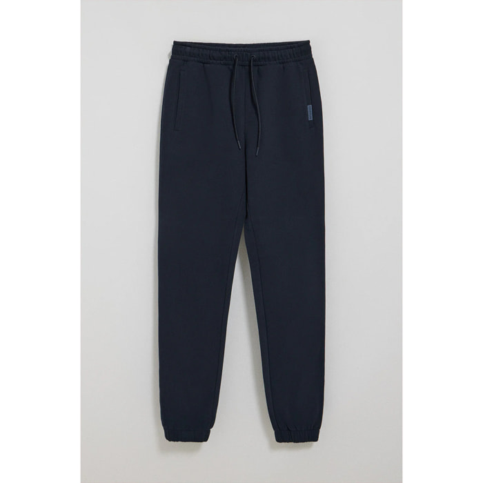 Pantalón jogger azul marino con detalles Polo Club