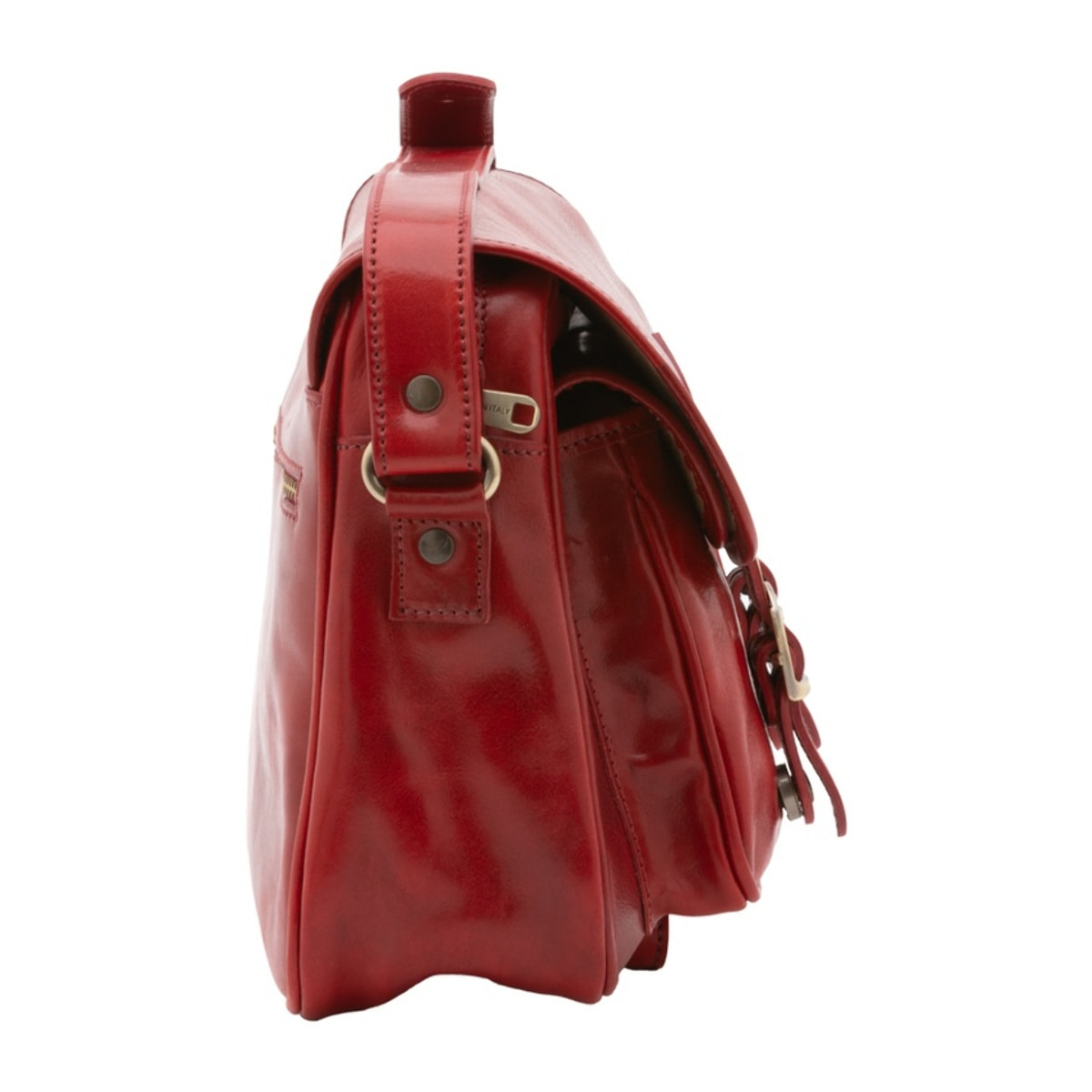 Borsa a tracolla da donna - Modello False - Vera pelle - 32.0 x 23.0 x 15.0 cm
