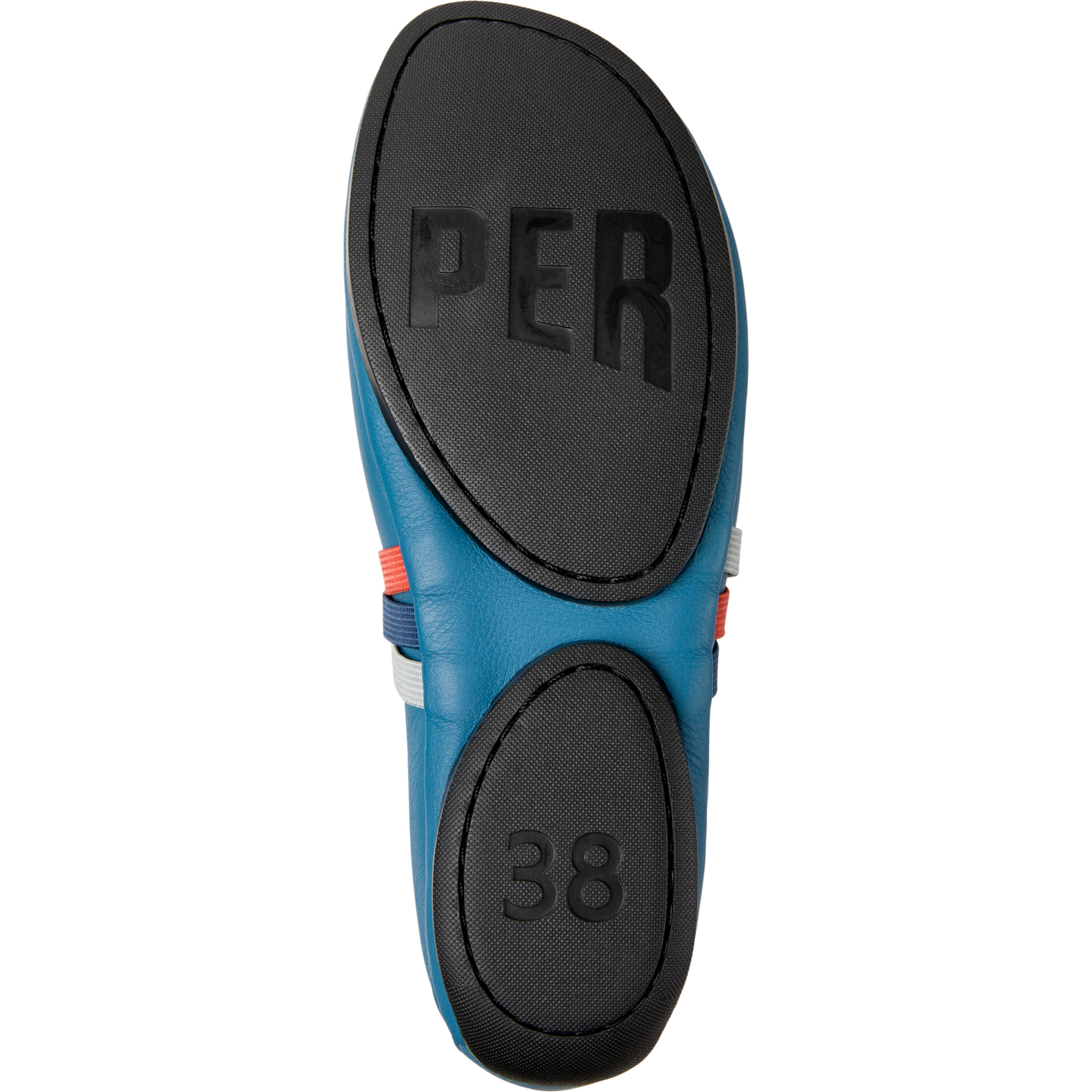 Ballerine - CAMPER Right Nina Twins - Blu - Pelle liscia