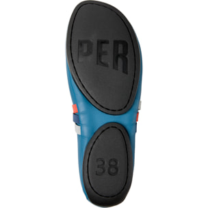 Ballerine - CAMPER Right Nina Twins - Blu - Pelle liscia