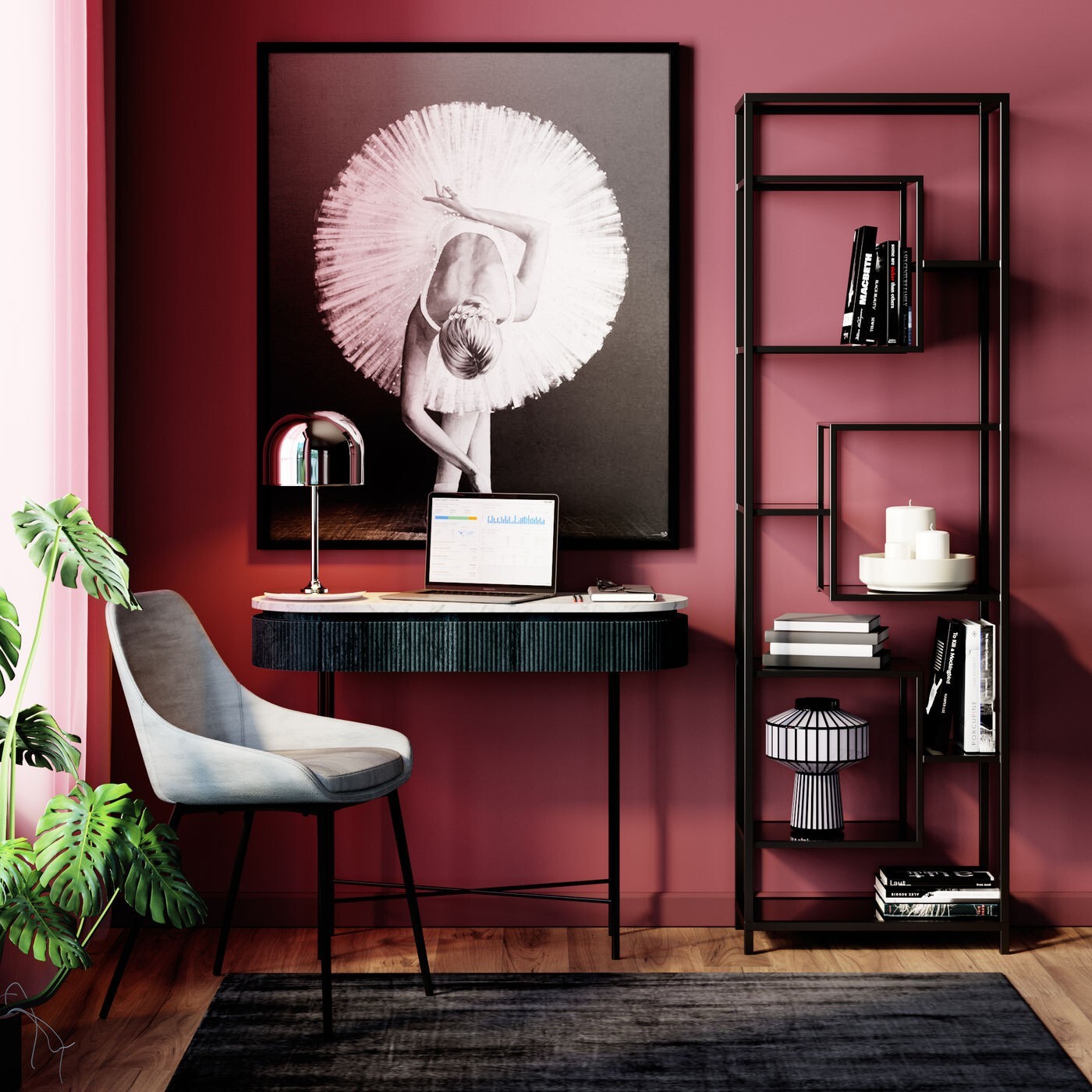 Étagère Loft noire Kare Design