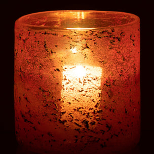 J-Line photophore - verre - rose - medium