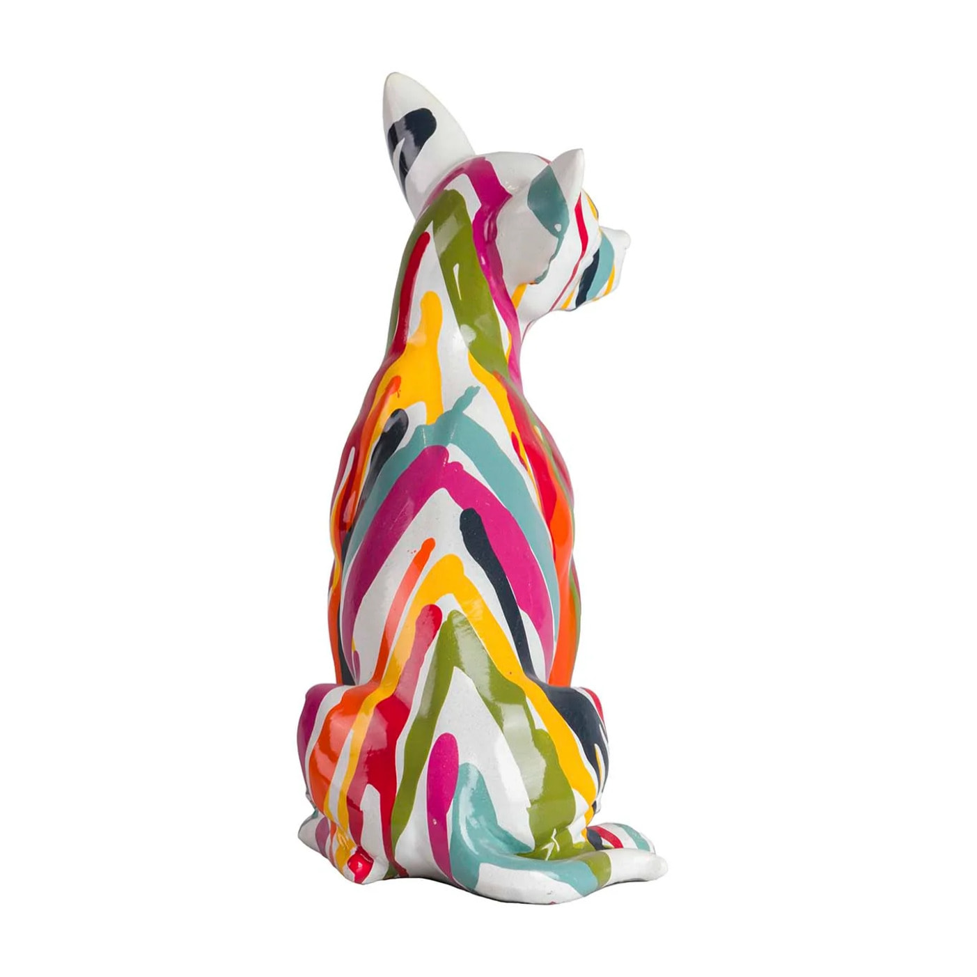 Figura Perro Chihuahua Resina 15x13x26 Cm