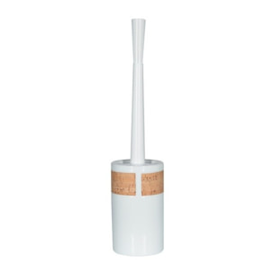 Brosse Wc avec support Porcelaine TUBE NATURE Blanc Spirella