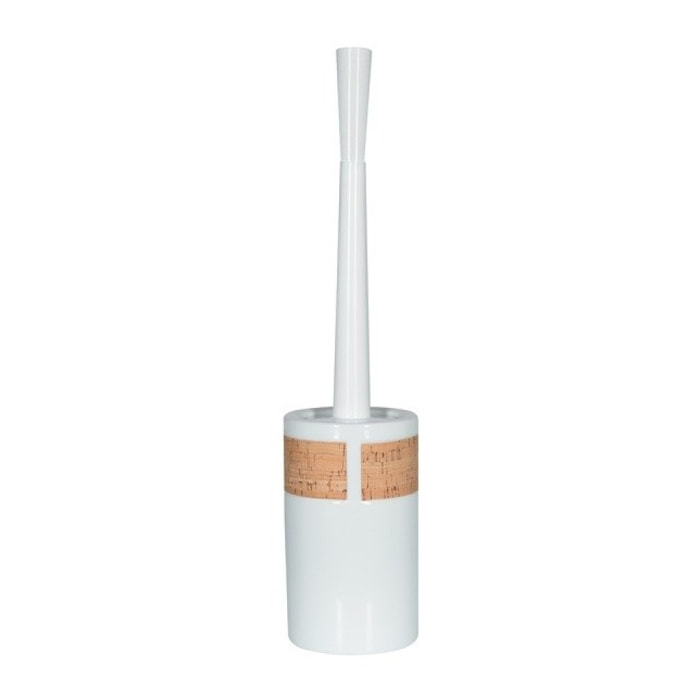 Brosse Wc avec support Porcelaine TUBE NATURE Blanc Spirella