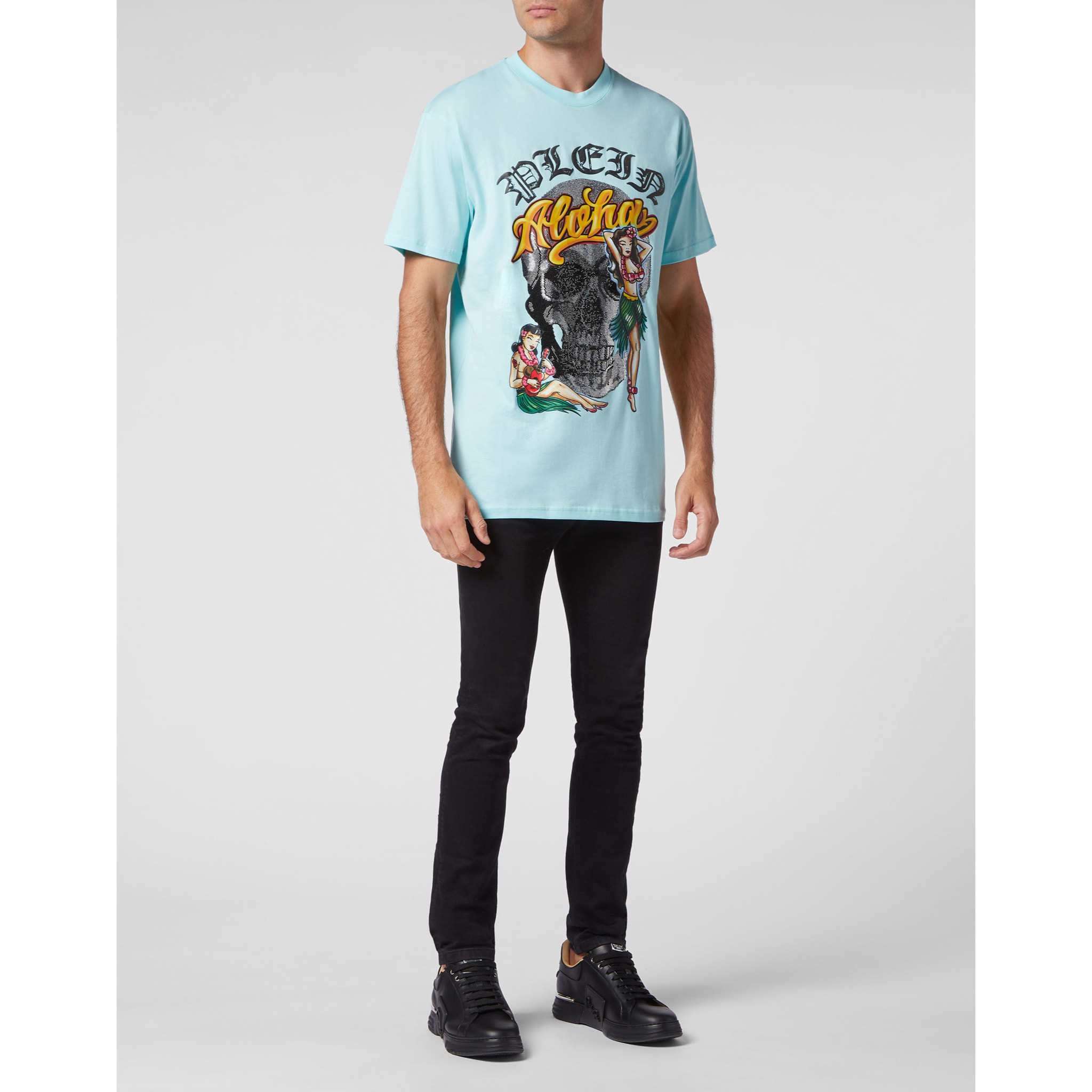 PHILIPP PLEIN T-Shirt Round Neck HAWAII