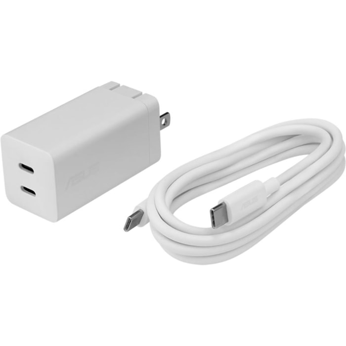 Chargeur ordinateur portable ASUS 65W PC x2 USB-C EU noire
