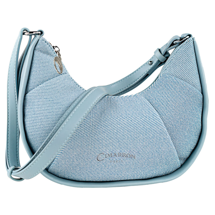 Bolso Bandolera Mujer Veg/Pu Cimarron Abigail Azul Vaquero