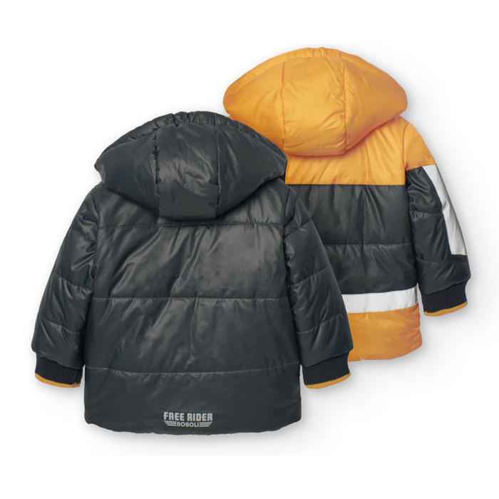 Parka reversible de bebé niño