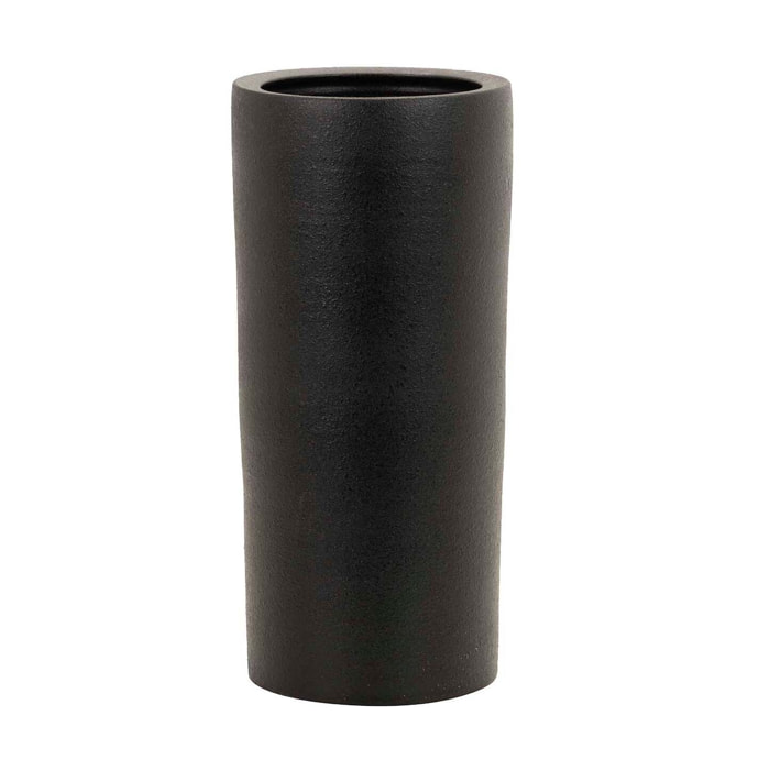 Paraguero Ceramica Negro Mate 23x23x50 Cm