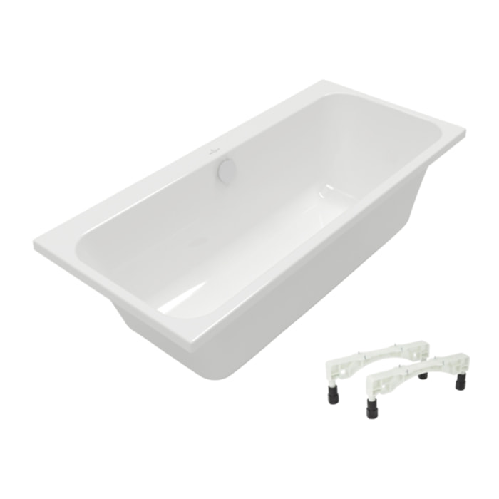Baignoire droite VILLEROY & BOCH Architectura avec pieds
