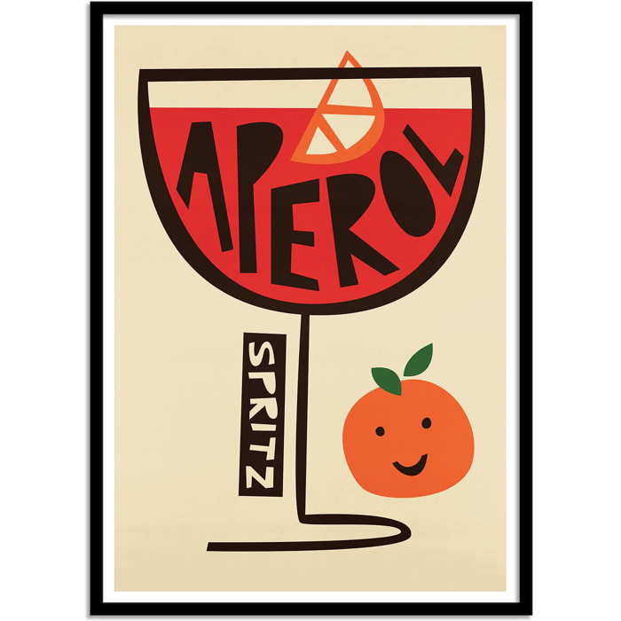 Affiche - Aperol Spritz - Fox and Velvet