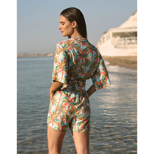 Camisa Manga Corta Multicolor - Lalter