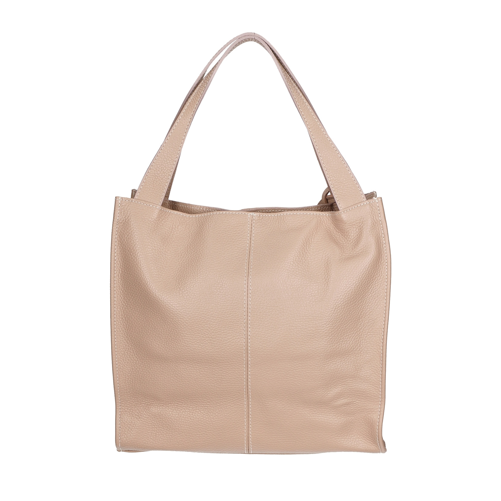 Borsa a spalla  da donna In Vera pelle Made in Italy 34x32x11 cm