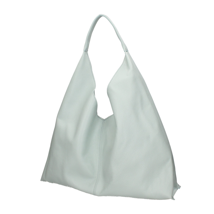 Borsa a sacca da donna In Vera pelle Made in Italy 46x30x12 cm