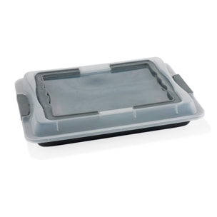 Lèchefrite avec couvercle w/lid