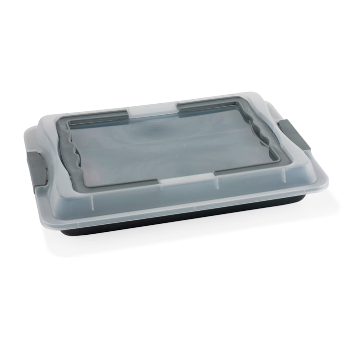 Lèchefrite avec couvercle w/lid