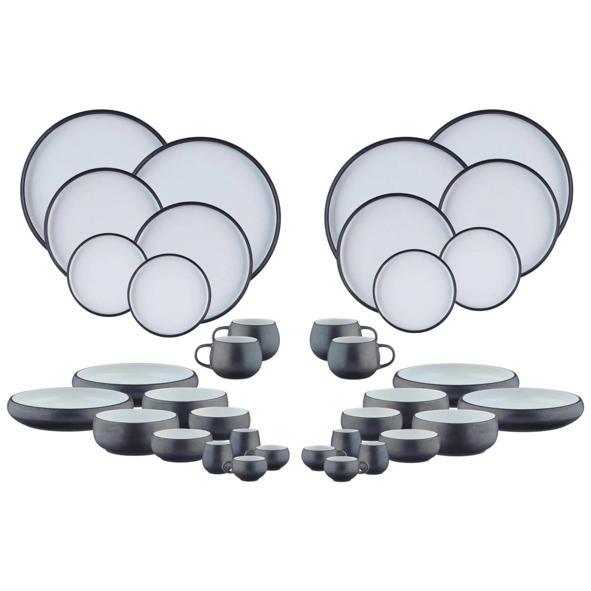 Service Complet GOURMET - 36 pièces - Onyx