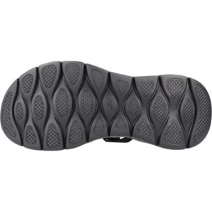 Sandalias Hombre Slip-ins Go Walk Flex Negro