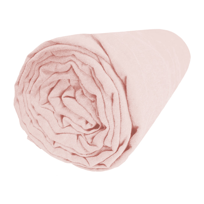 Drap housse en lin lavé bonnet 35cm, NATURELLEMENT LIN