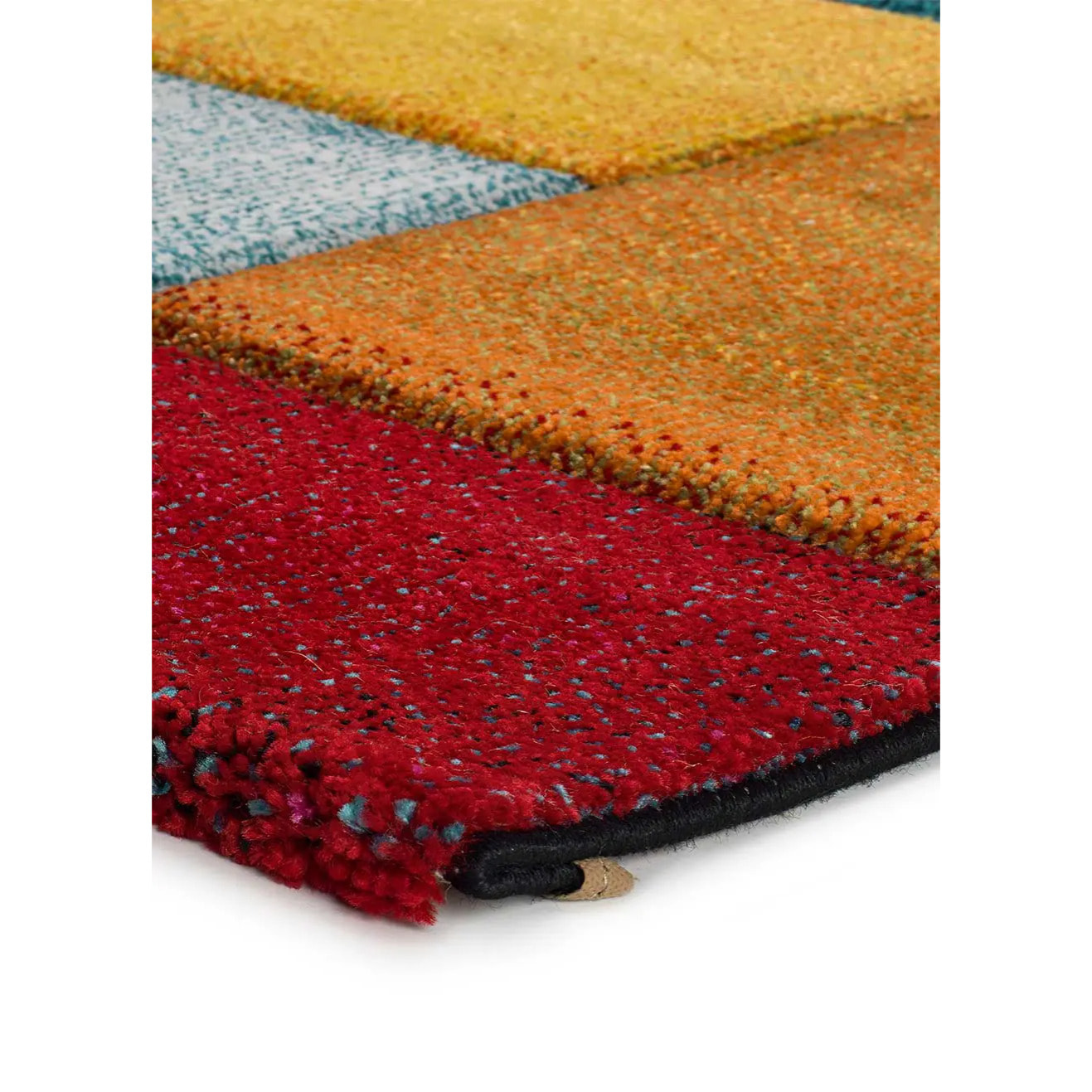 Alfombra geométrica Harlequin Multicolor, varias medidas disponibles