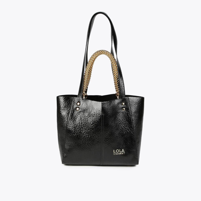 Borsa media metallizzata