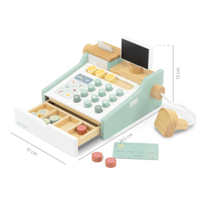 Caja registradora MY LITTLE BUSINESS de madera para niños
