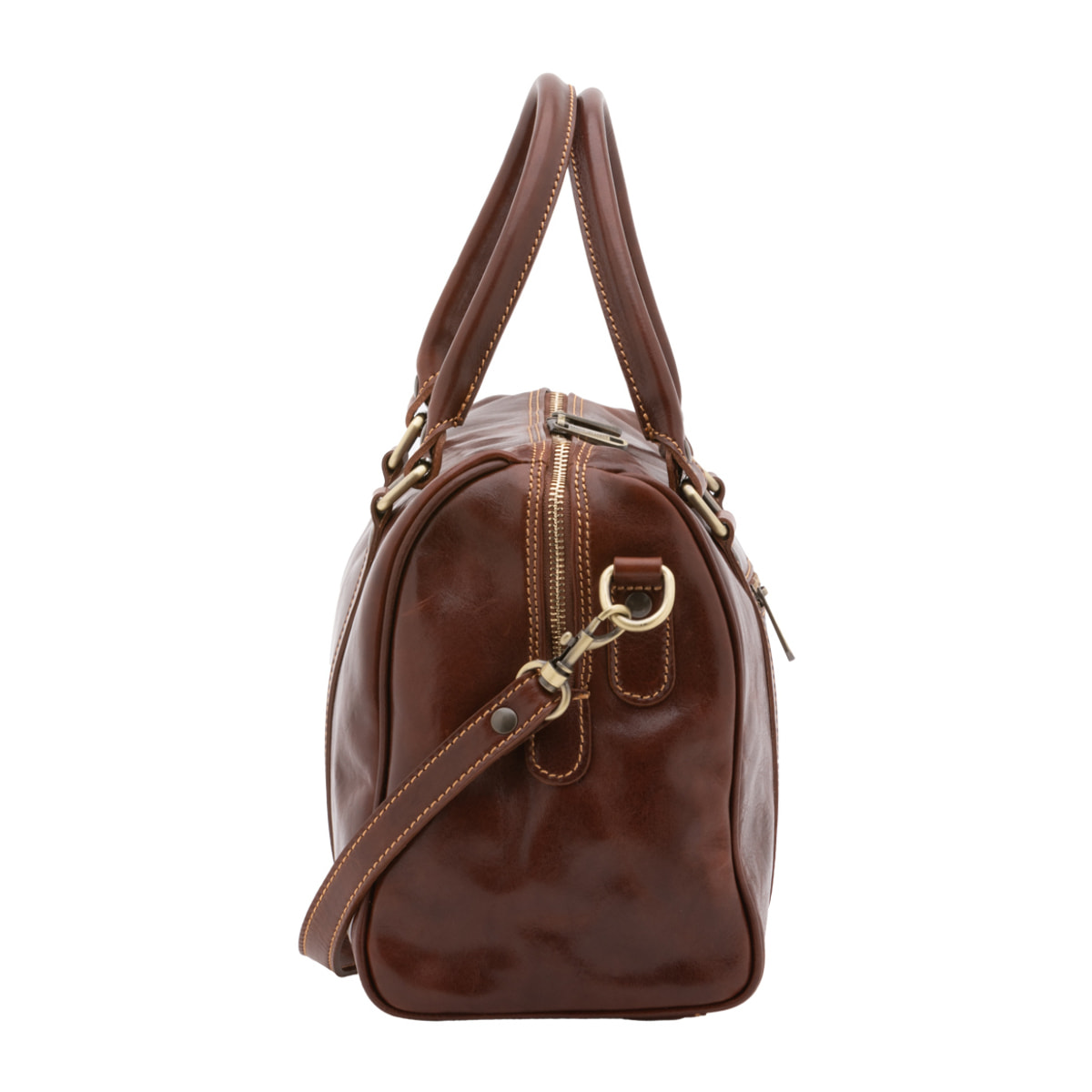 Borsa a bauletto  da donna In Vera pelle Made in Italy 37x22x16 cm