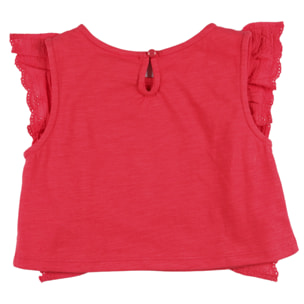 Camiseta de niña color rojo