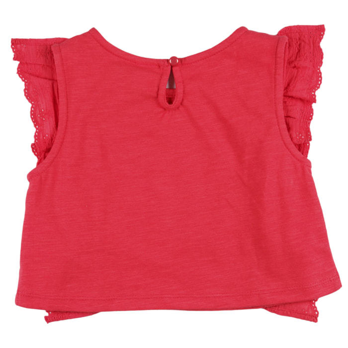 Camiseta de niña color rojo