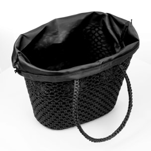 Zerba borsa a spalla donna. Realizzato in cotone.