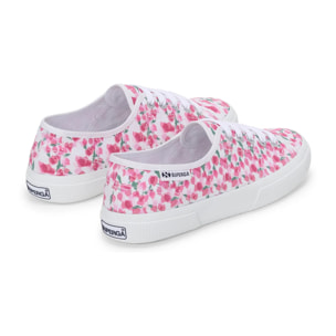 Superga - Donna Bianco - 3750 Bouganvillea Print Leggera