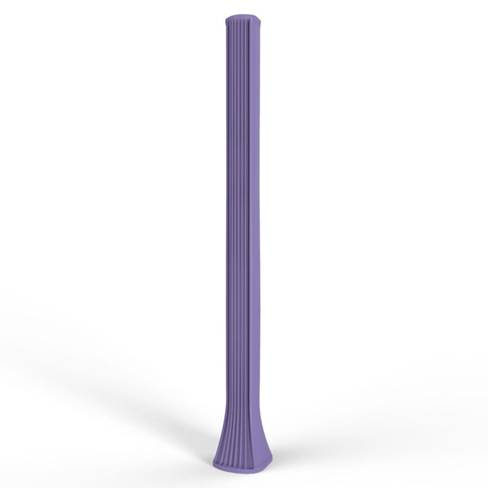 Big Happy douche solaire en polyéthylène HD avec mitigeur et lave pieds, violet (H320/4005)