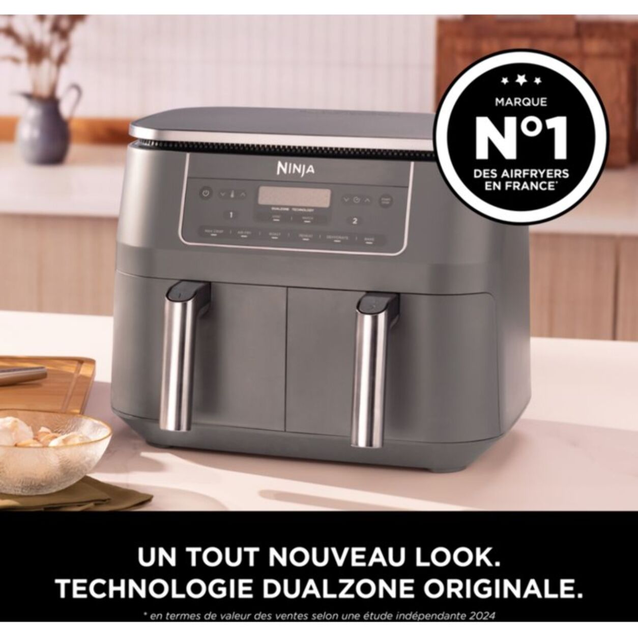 Friteuse sans huile NINJA Airfryer Foodi Dual Zone DZ300EU