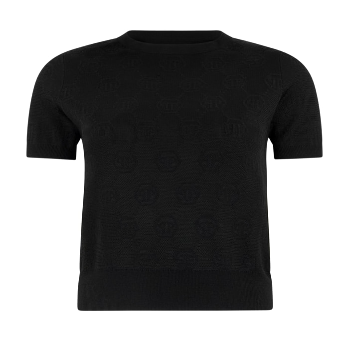 PHILIPP PLEIN Top de punto MONOGRAM