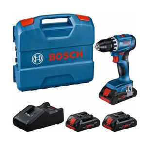 Perceuse sans fil GSR 18V-45 - Bosch - avec 3 batteries ProCore 18V 4.0Ah - chargeur - L-Case - 0615A5002N